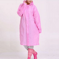 Eco-friendly EVA Fashion Translucent Raincoat